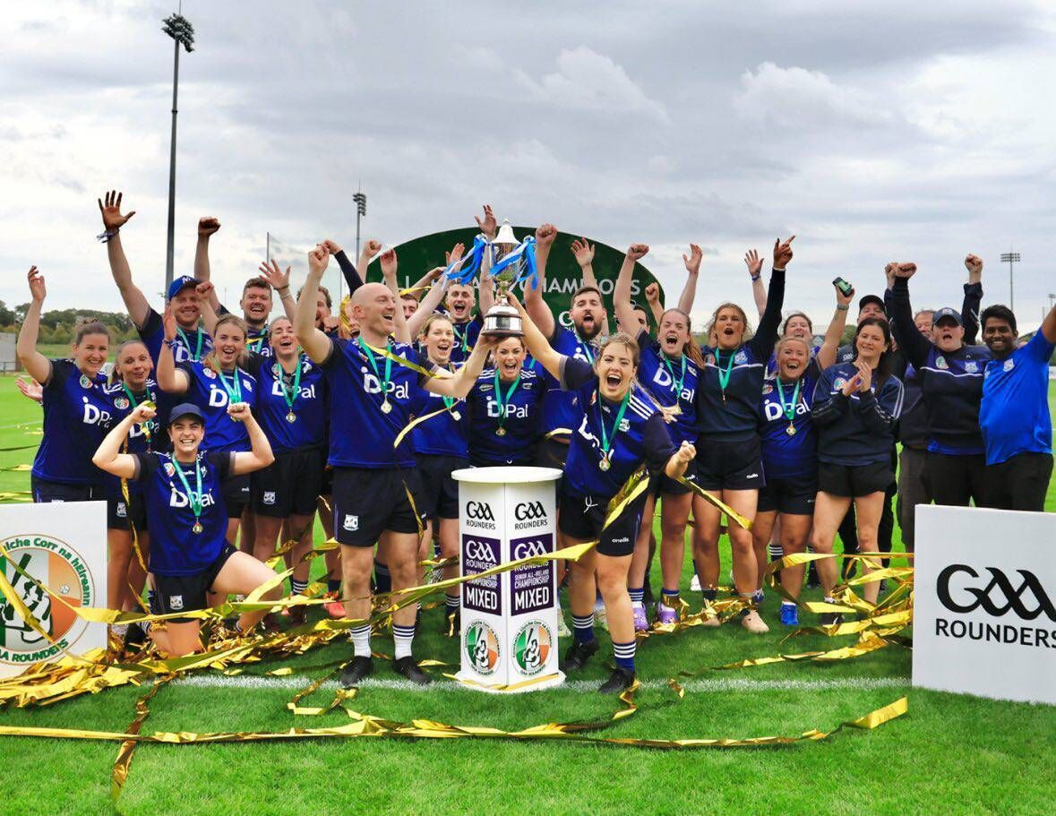 BACK TO BACK TITLE: Breaffy Rounders mixed team retained their All-Ireland title. Pic: GAA Rounders