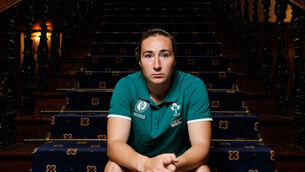 <p>ALL ABOUT EVE: Ireland's Eve Higgins at the Exeter Rougemont Hotel. Pic: Ben Brady/Inpho</p>