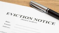 Eviction Notice Document on table
