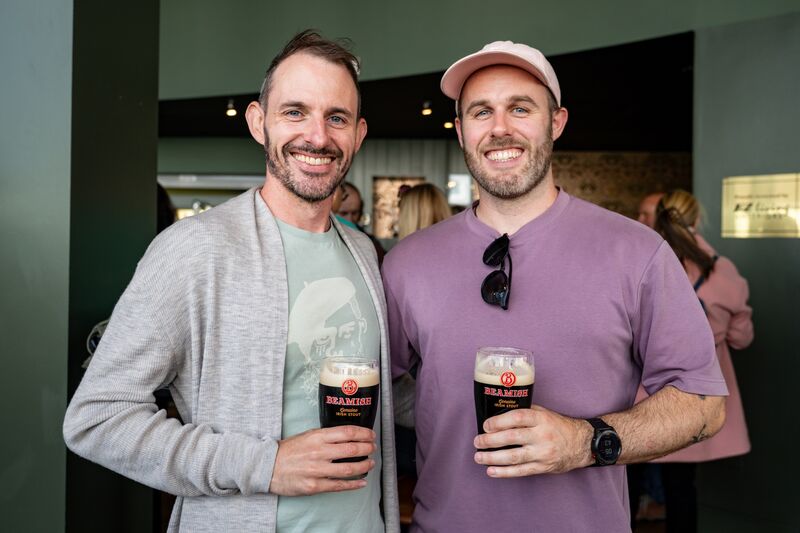 John Condon and Liam Kearney at Cork Opera House for Remembering Talos. Picture: Chani Anderson