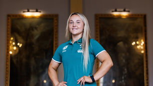 <p>MOVING ON: Aoife Dalton says Ireland are in a 'good place' for their quarter-final despite last weekend's whitewash. Pic: INPHO/Ben Brady</p>