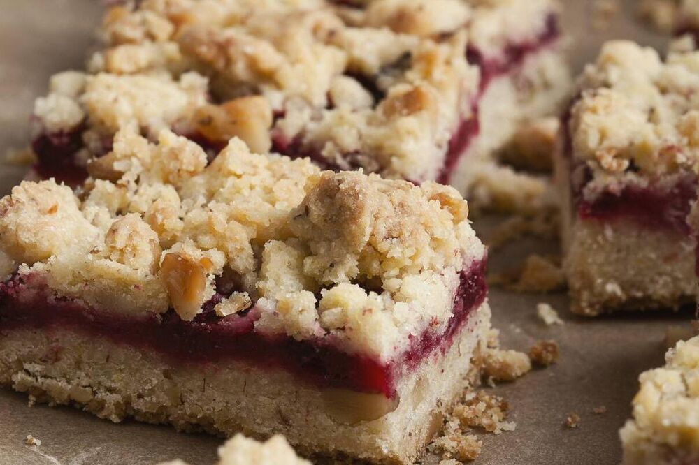 Raspberry Shortbread