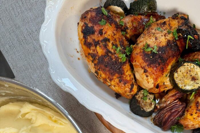 Roast Chicken Traybake