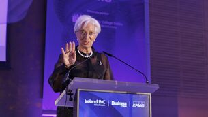 <p> ECB president Christine Lagarde stated the ECB’s policy setting continued to be “in a good place” and that “inflation is where we want it to be”. Picture: Andres Poveda</p>