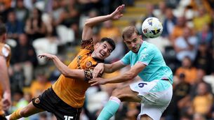 <p>SIDEWINDER: Hull City's John Egan in action. Pic: Scott Heppell/PA Wire.</p>