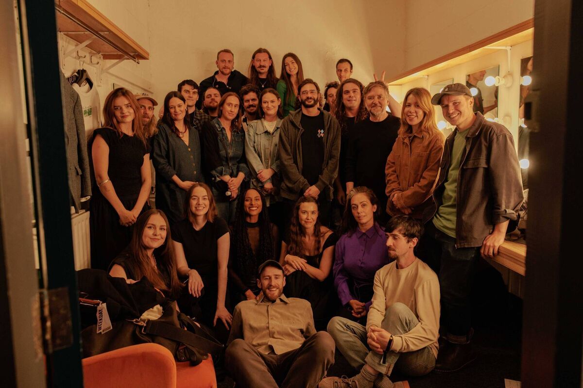 Artists who participated in Remembering Talos at Sounds From A A Safe Harbour. Picture: Bríd O’donovan