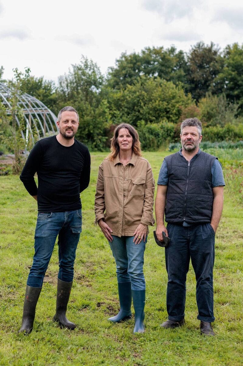 Hinterland co-founders Fergal Anderson, Claire Davey and Enda McEvoy. They host a number of food workshops throughout the year and this October 5th will offer a full-day immersive food and farm experience, The Living Table.