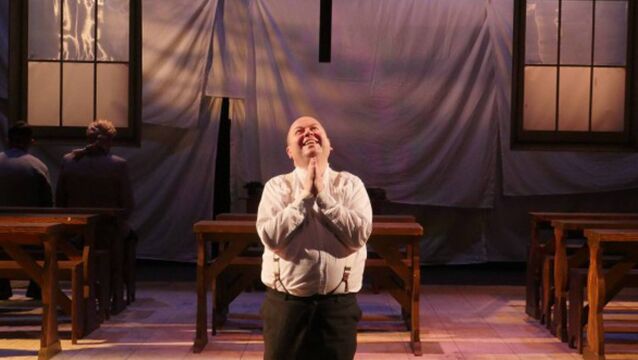 <p>Ciaran Bermingham in God Bless the Child at the Lyric Theatre, Belfast.</p>