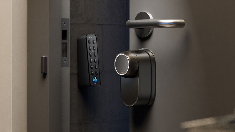 A retrofit-friendly design means the Lock Ultra Vision Combo installs easily without drilling or permanent changes. Picture: SwitchBot. A retrofit-friendly design means the Lock Ultra Vision Combo installs easily without drilling or permanent changes. Picture: SwitchBot.