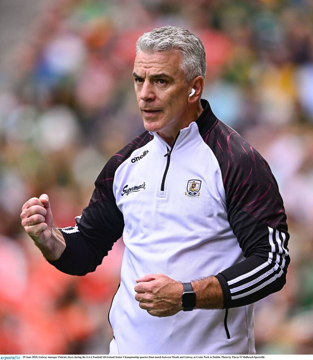 Galway manager Padraic Joyce. Picture: Piaras Ó Mídheach/Sportsfile
