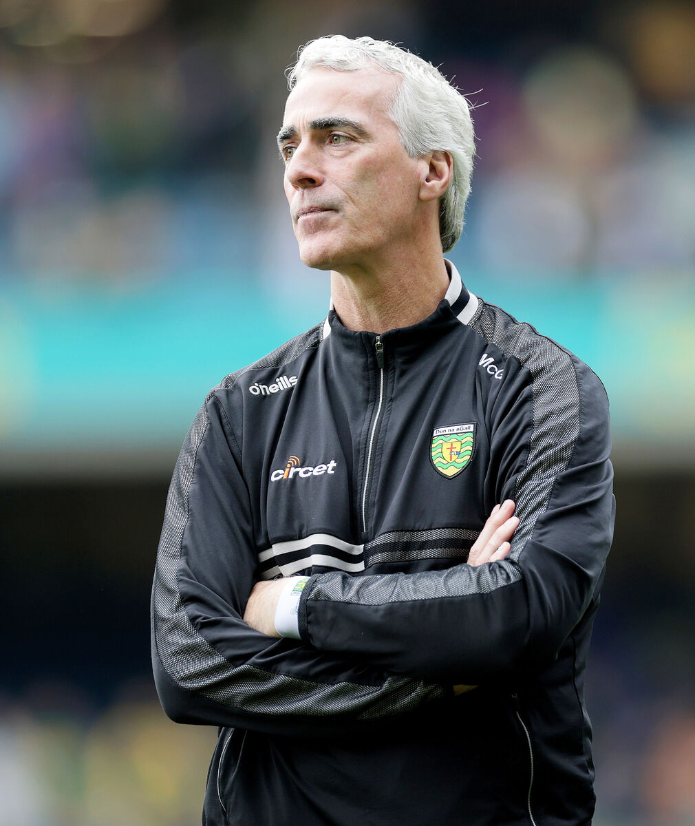 Donegal's manager Jim McGuinness. Picture: Laszlo Geczo/Inpho