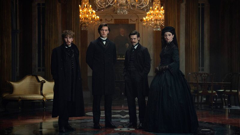 House of Guinness on Netflix: Fionn O'Shea, Louis Partridge, Anthony Boyle and Emily Fairn. 