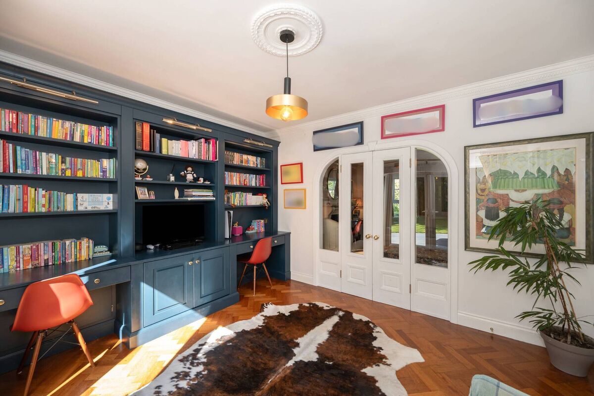 Children's den with bespoke doors Children's den with bespoke doors
