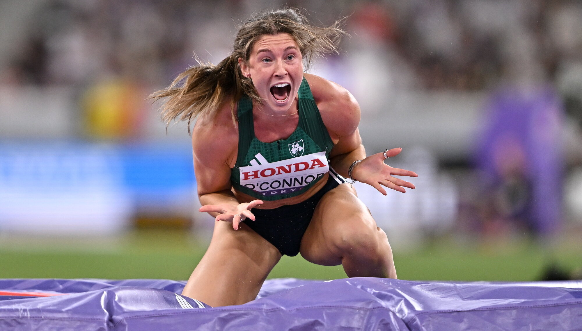 Spectacular day one puts Kate O'Connor firmly in heptathlon medal hunt at Worlds