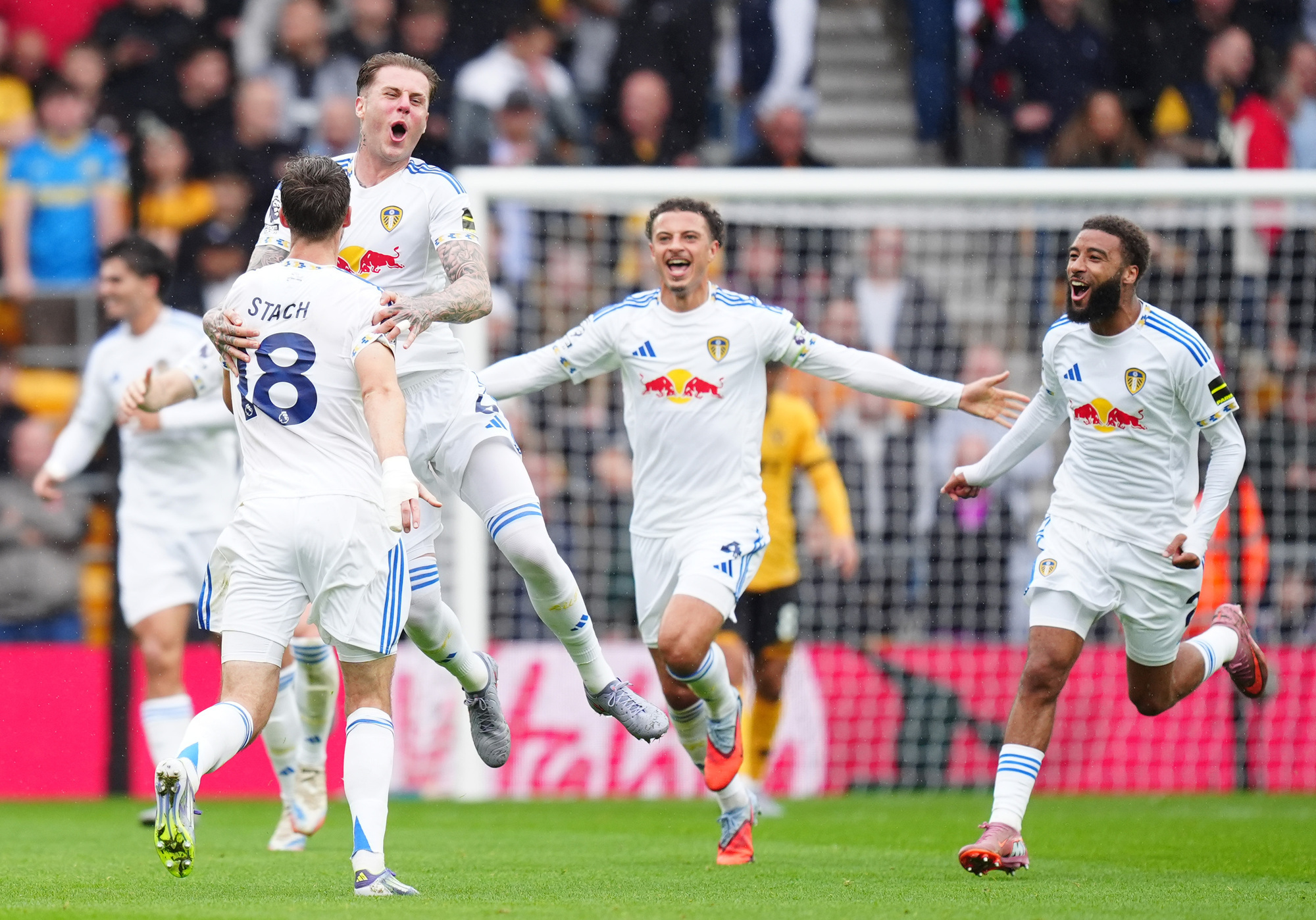 Leeds come from behind to deepen misery at rock-bottom Wolves