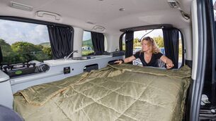 <p>Home-from-home for Jennifer Sheahan's excursion around France and Spain. Pictures: Alan Landers</p>