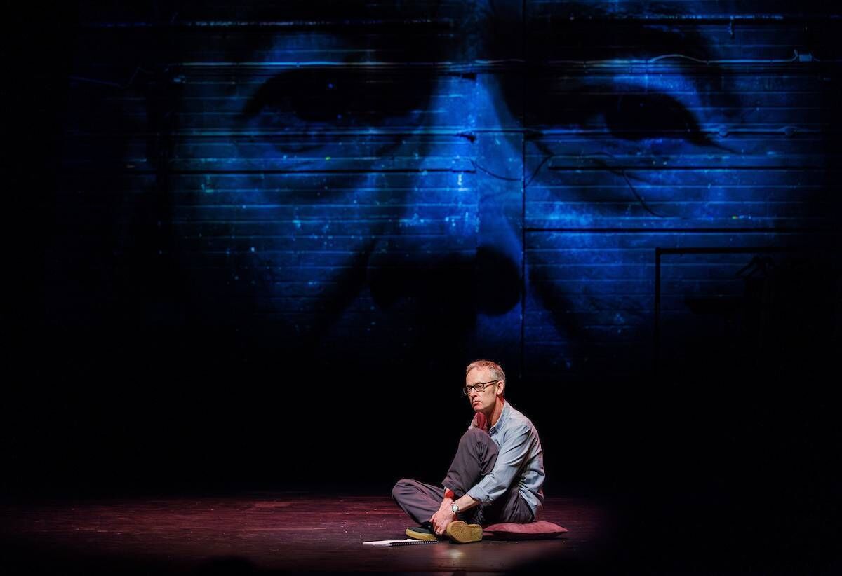 Peter Hanly in What Are You Afraid Of?, a production from Rough Magic and Kilkenny Arts Festival at Smock Alley Theatre. 