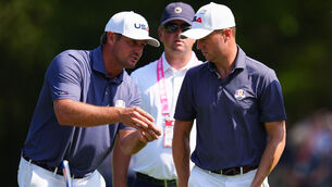 <p>Justin Thomas shrugged off suggestions he could be a leader for Team USA in the Ryder Cup. Could Bryson DeChambeau, who seems more concerned with promoting his YouTube channel, be the man to give the Americans some aura? Pic: Mike Egerton/PA Wire.</p>