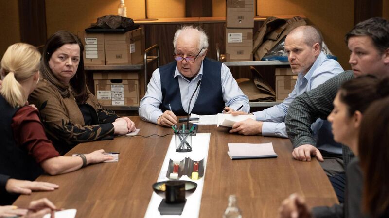  Jim Sheridan and other members of the cast in Re-Creation.