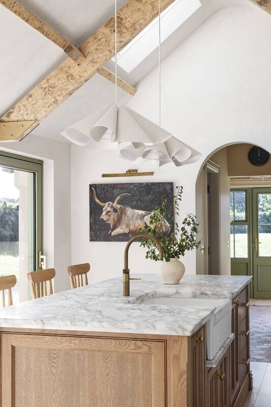 Geri O'Toole used light to to tie the home's rhythm to that of the landscape outside, she says.