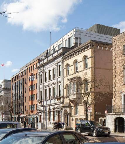 Ex-NIB limestone-faced branch at 71 South Mall has planning for a 58-bed hotel. Next to it are the former offices of a city estate agent, with rear car park on Morgan Street being sold by Savills for Irish Life/Vhi