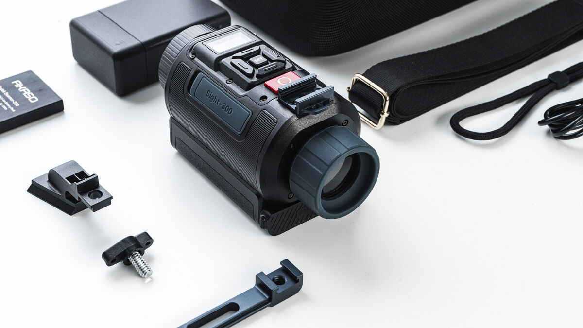 A helmet-ready design and IP65 build make the Sight-300 ideal for rugged outdoor use. Picture: Akaso.