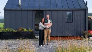 <p>Emma O’Hagan and Kevin O’Reilly with their shih-tzu Charlie.</p>