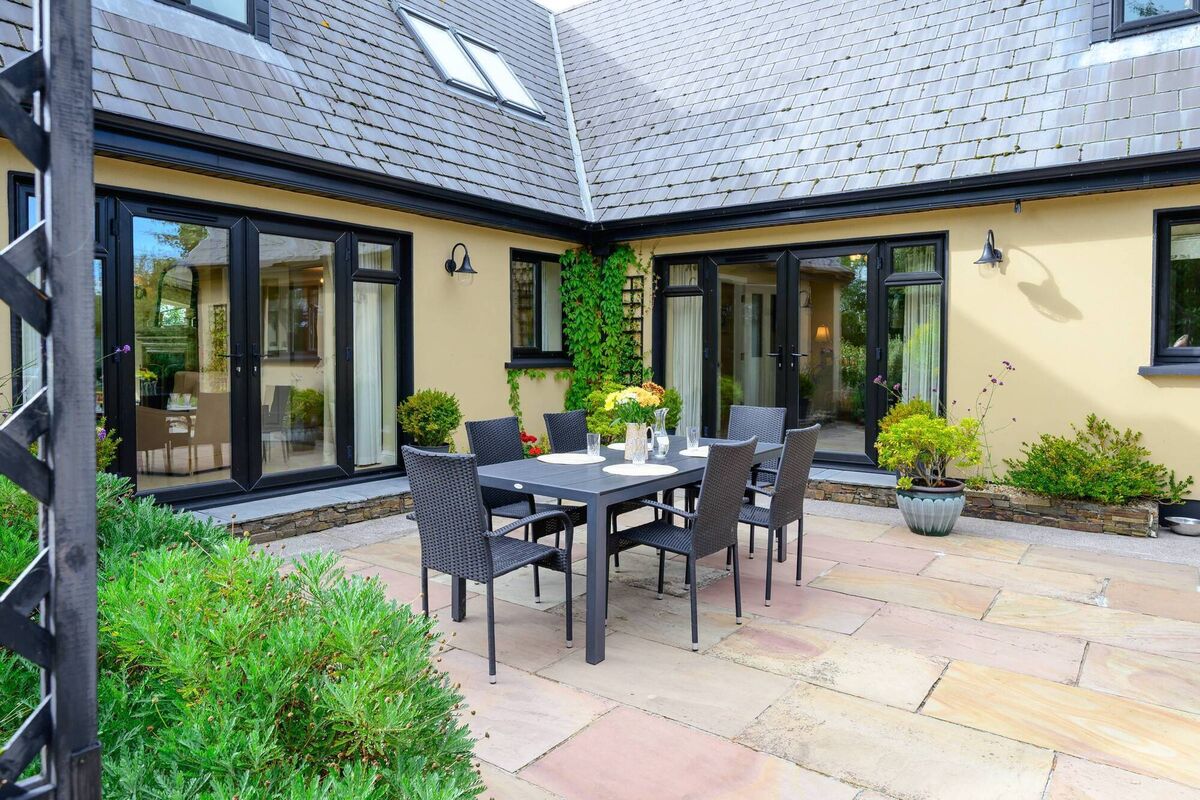 Sandstone patio Sandstone patio