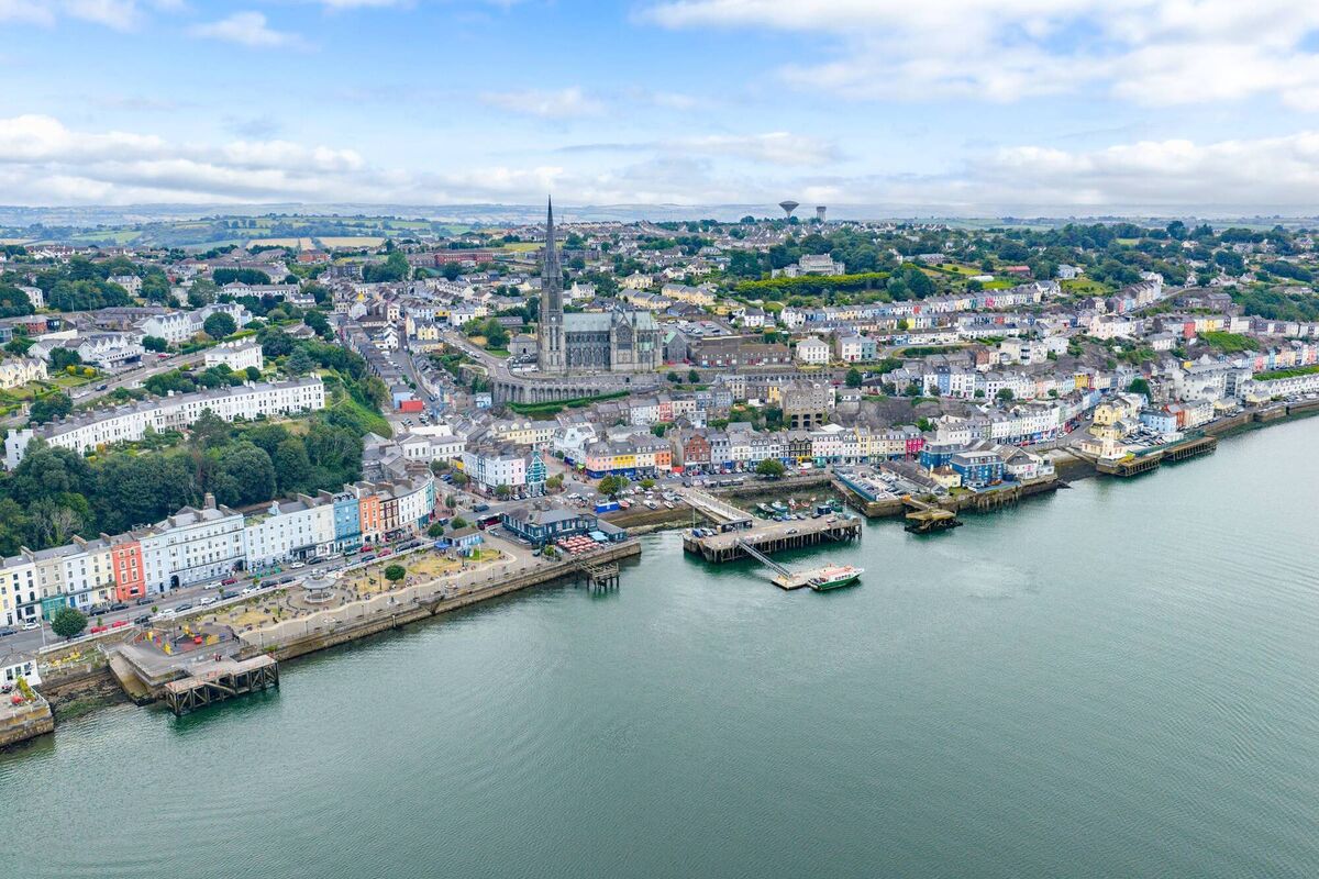 Cobh is right on the harbour