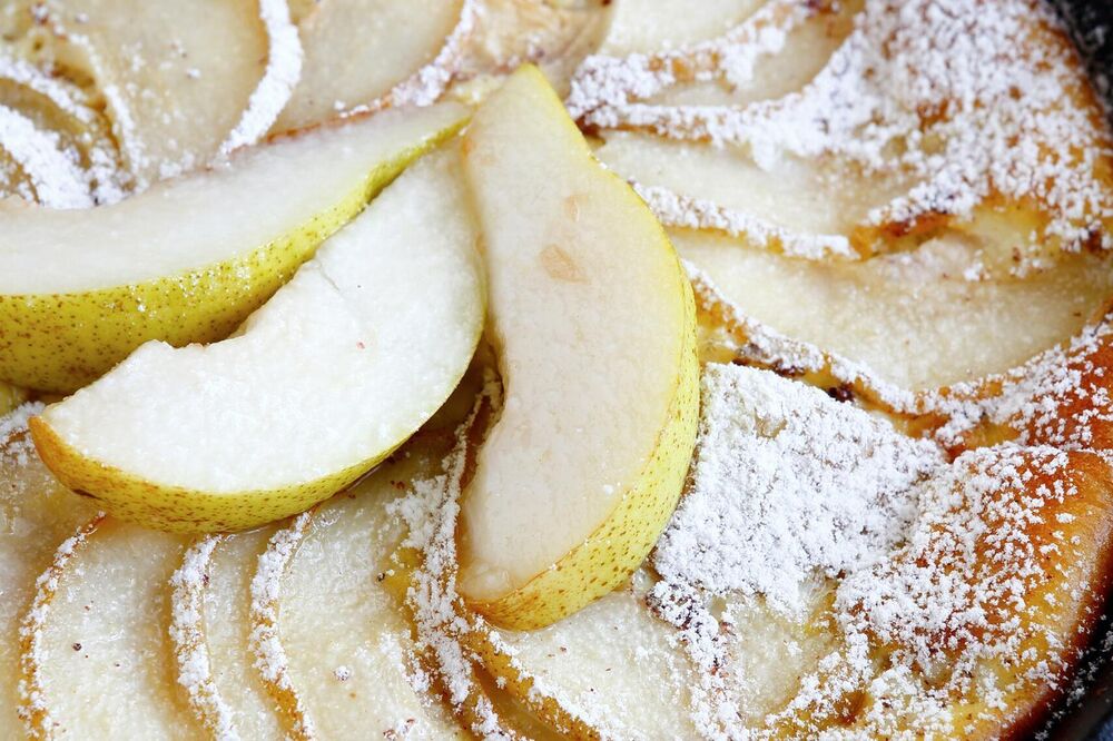Pear clafoutis