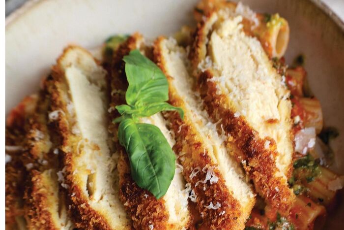 Tomato Basil Chicken Pasta