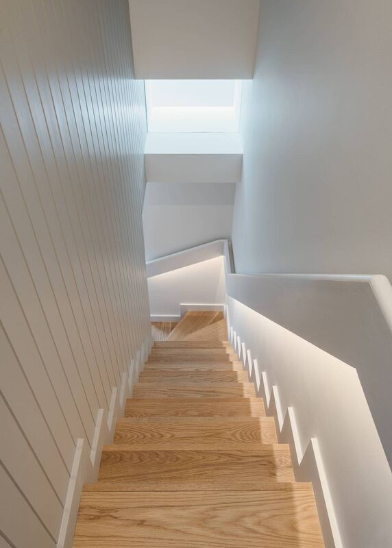 There's a linen cupboard on the landing at the top of the stairs. 