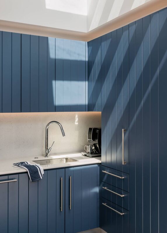 A rooflight was added to the kitchen.