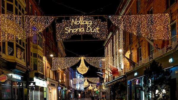 Confusion as 'Grafton Quarter' Christmas lights unveiled in Dublin