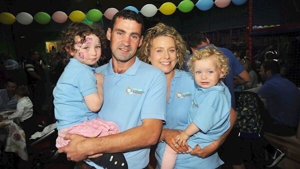 Lisa, Anthony and their two children.