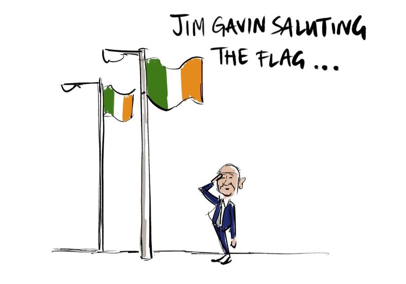 Jim Gavin said there needed to be a robust and fair immigration system. Picture: Harry Burton Jim Gavin said there needed to be a robust and fair immigration system. Picture: Harry Burton