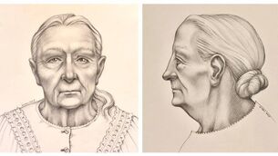 <p>Gardaí have released a facial reconstruction illustration of a woman in their investigation to identify skeletal remains found on a construction site in Cork in 2021. Picture: Dr Michelle Vitali/Gardaí</p>