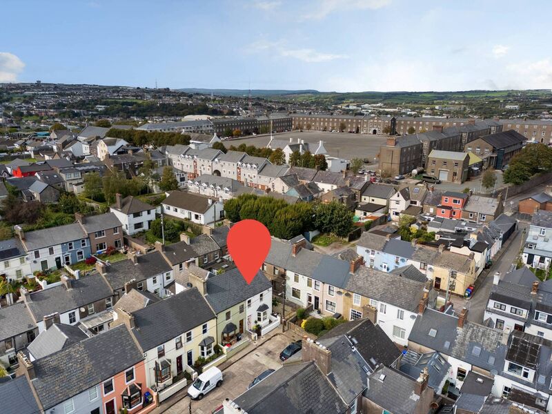 Eyes right for Collins Barracks in the background of No 12
