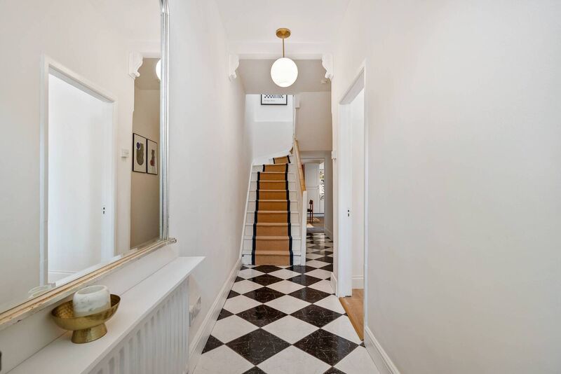 Stylish hall at No 12