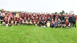 <p>Newmarket celebrate victory in the E Tarrant &amp; Sons Skoda Dealer Duhallow JAHC Final. Picture John Tarrant </p>