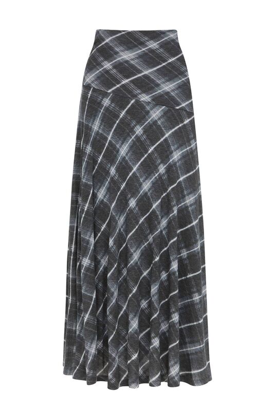 Check Print Midi Skirt, €45, M&S. Check Print Midi Skirt, €45, M&S.