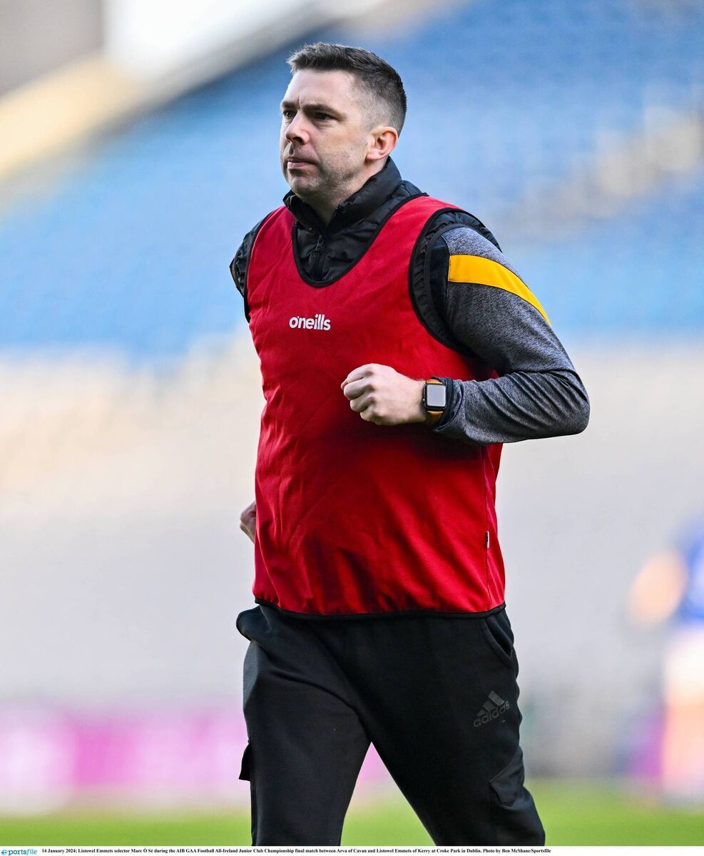 The younger Ó Sé has senior management experience with Listry and Listowel Emmets. Pic: Ben McShane/Sportsfile