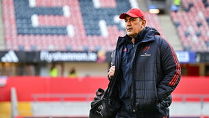 <p>Munster CEO Ian Flanagan said head coach Clayton McMillan has identified "one or two positions on the depth chart where he thinks we may need some cover". Pic: Sam Barnes/Sportsfile</p>