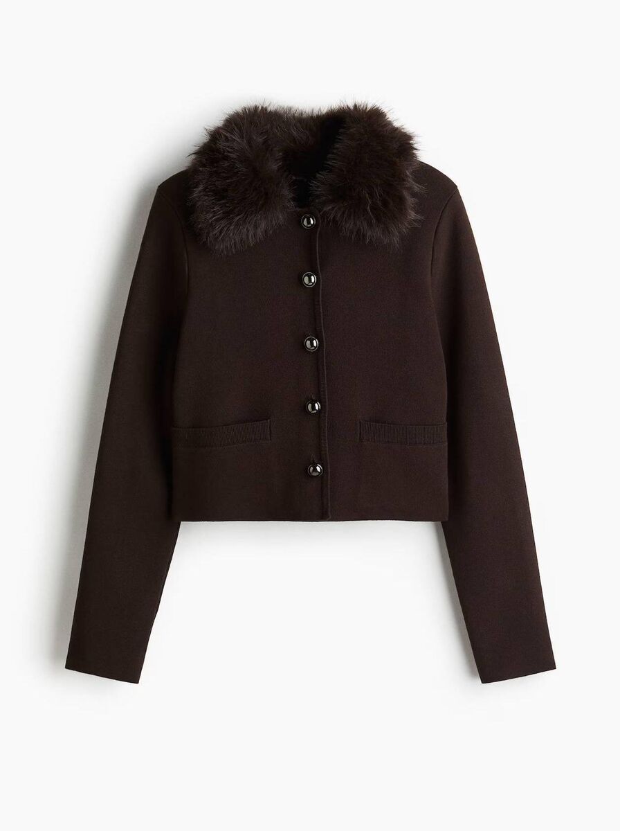 Fine-knit collared cardigan, H&amp;M, €69.99