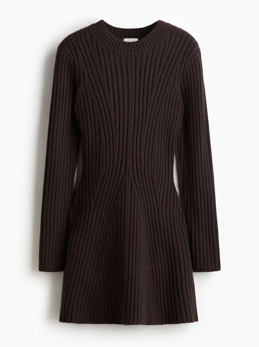 Rib-knit dress, H&amp;M, €39.99
