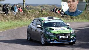 <p>Donegal's Kyle McBride (Peugeot 208 Rally4) is this season's first nomination for the 2025 Billy Coleman Young Rally Driver of the Year Award. Picture: Martin Walsh. </p>