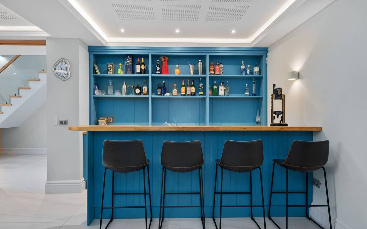 Home bar at No 4 Home bar at No 4