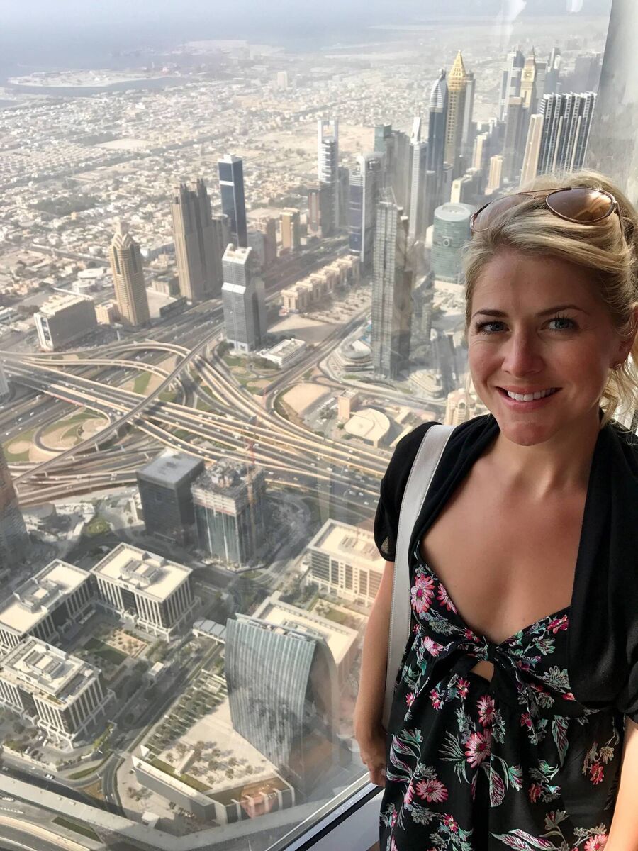 Susan McFadden in Dubai Susan McFadden in Dubai