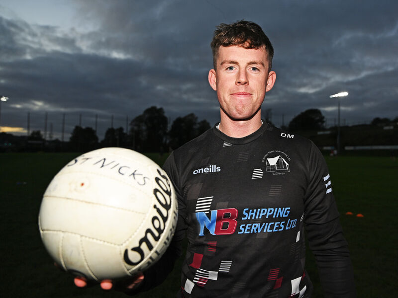 FOCUS: St Nick's captain Danny Morris at training on Thursday night. Picture: Eddie O'Hare