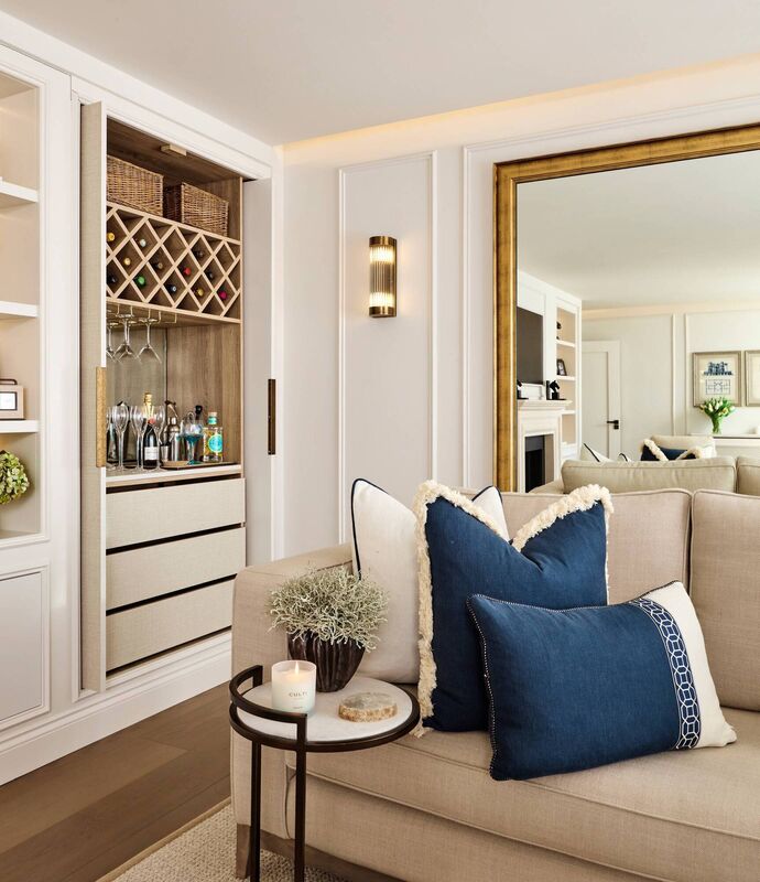 Sarah Louise's living room is her favourite space at home. Picture: Philip Lauterbach